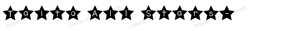 Taito All Stars字体转换